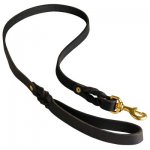 Walking Training Leather Samoyed Leash Braided