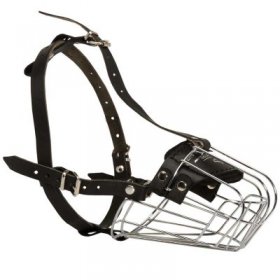 Wire Basket Samoyed Muzzle for Comfortable Walking and Training