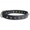 Samoyed Leather Collar Spiked 30 mm