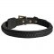 Samoyed Braided Leather Collar 1 Inch
