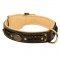 Samoyed Leather Collar Braided