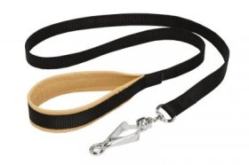 Nylon Samoyed Leash with Support Material on the Handle for Walking and Training