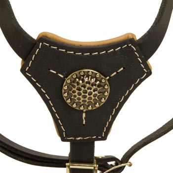 Leather Samoyed Harness Fashion for Puppy