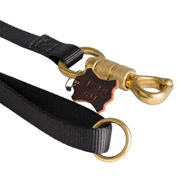 Samoyed Leash Nylon Special Design with Securely Stitched Brass Snap Hook