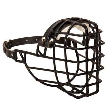 Wire Antifreeze Samoyed Muzzle for Winter Training Walking