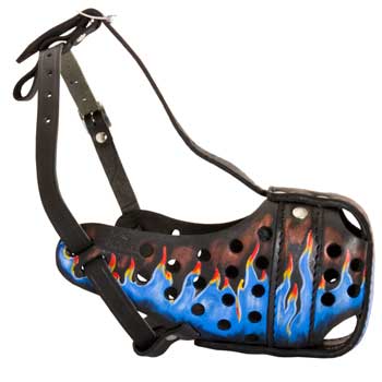 Samoyed Muzzle for Walking and Training