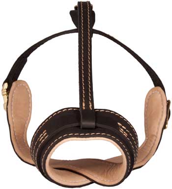 No Barking Light Weight Samoyed Muzzle Leather for Dog Training