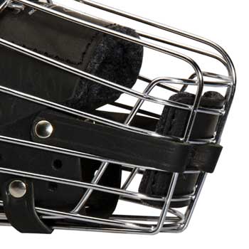 Dog Muzzle for Samoyed Training, Patrolling, Traveling
